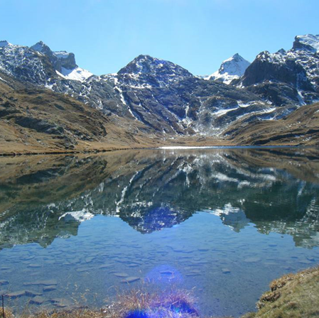 lac du Lauzanier montagne-attitude miroire du Lauzanier