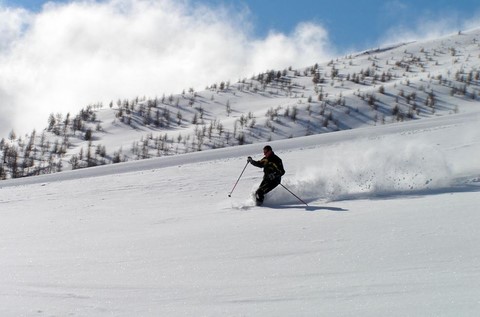 skier en Ubaye